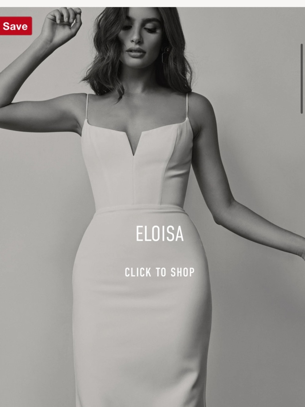 SARAH SEVEN Eloisa Midi Rehearsal Dress